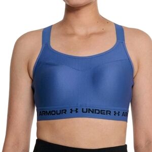 Under Armour Women's Active Blue Sports Bra Lightly Padded Daily Support 32DD